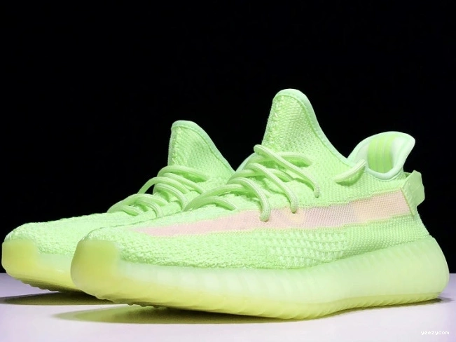 the 350 Glow Adidas Yeezy EG5293 Dark Boost in V2 0815